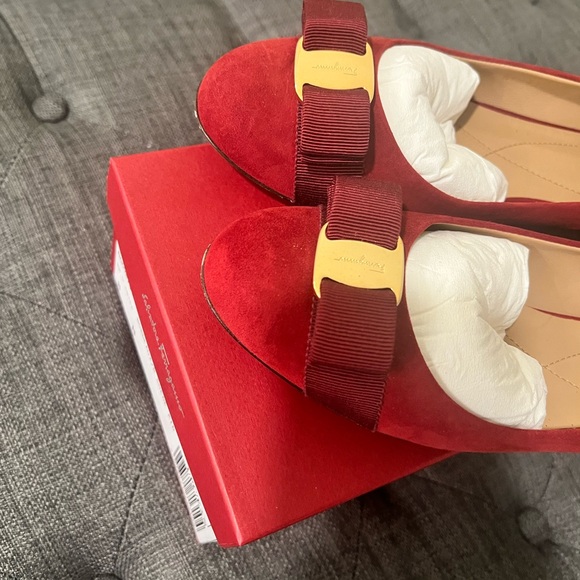 Salvatore Ferragamo Suede Flats - Picture 4 of 6